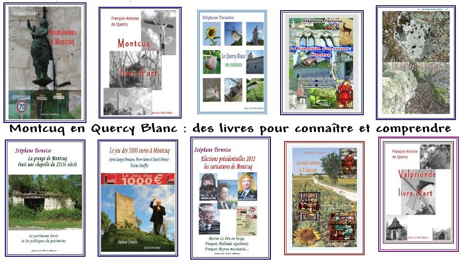 livres Montcuq en Quercy blanc   